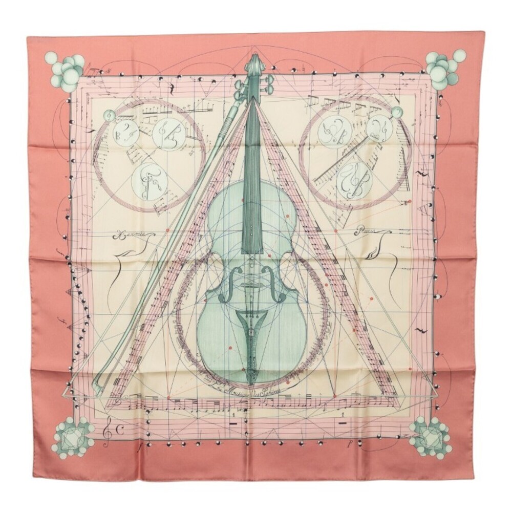 Hermes Carre 90 La Musique des spheres (Music Played by Spheres) Scarf/Muffle...
